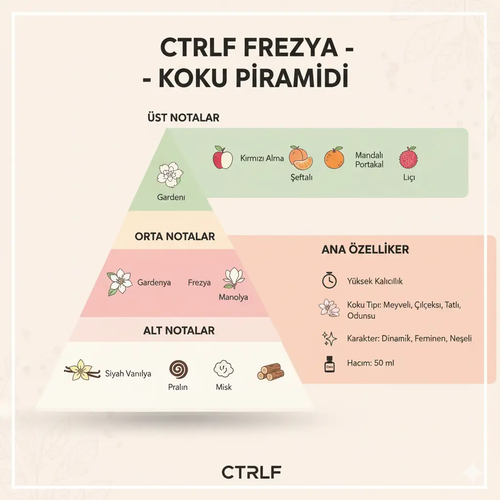 Frezya ve Meyveli Parfüm infografik